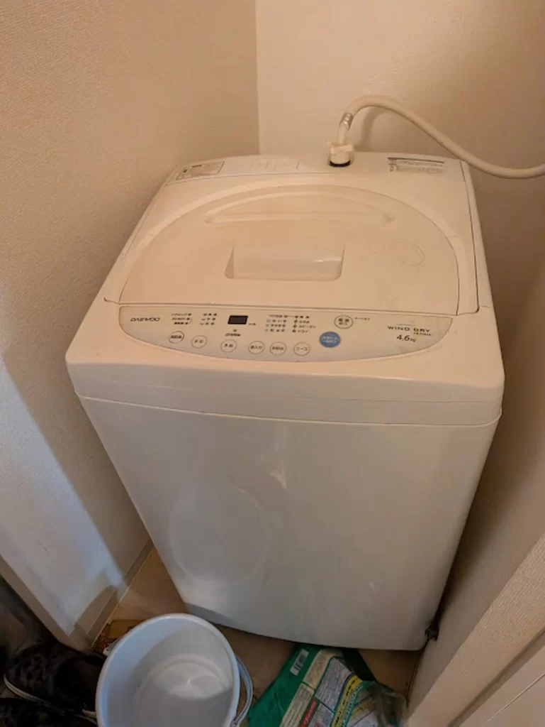 大阪市淀川区マンションの洗濯機回収前